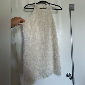 L’Agence Cream Cocktail Dress